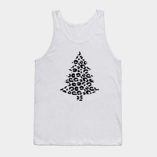 Leopard Tree Christmas Tank Top